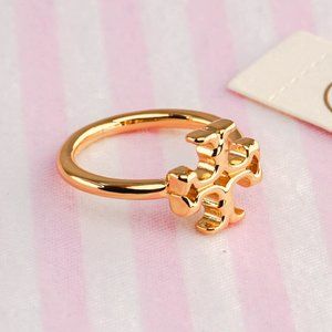 Tory Burch Kira Logo Ring - Brand New